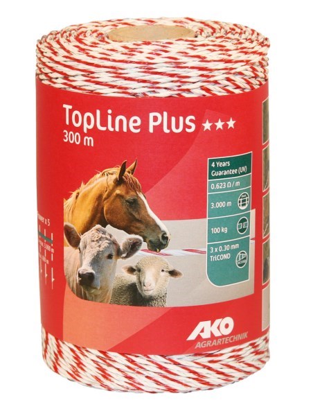 לחיצה להגדלת תמונה חוט לגדר 300 מטר TOPLINE